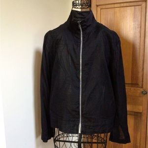 Phillip Adec black cotton lightweight Jacket, small